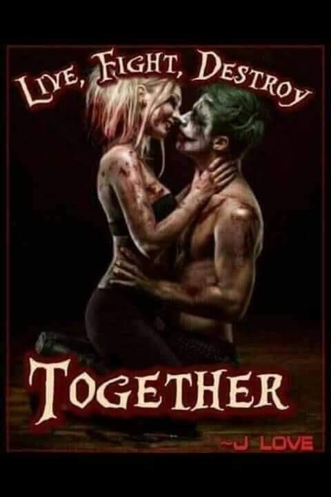Harley Quinn and the joker