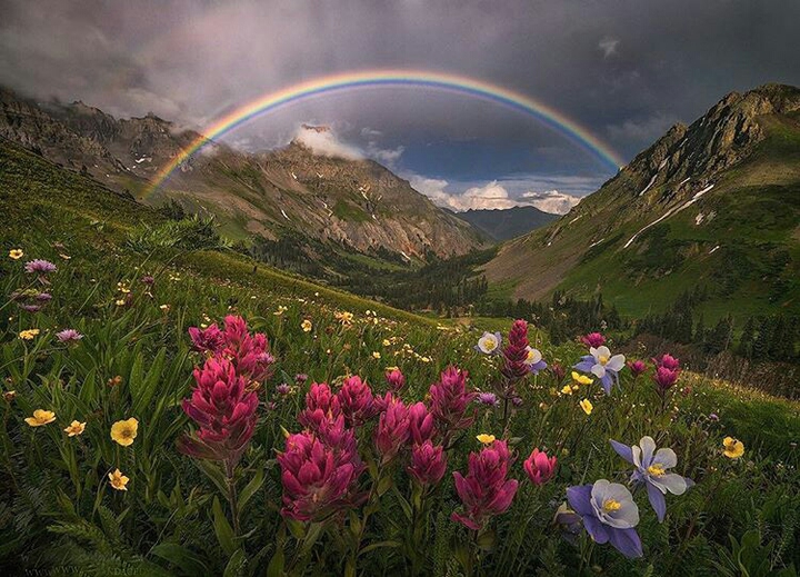 Gorgeous Rainbow Natural view from Colorado.