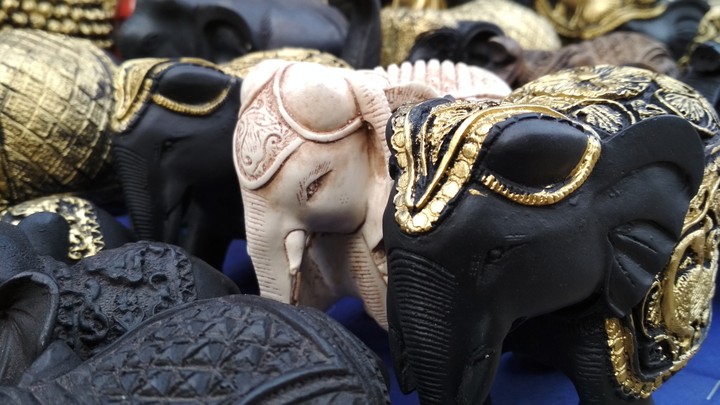 Elephant sculpture