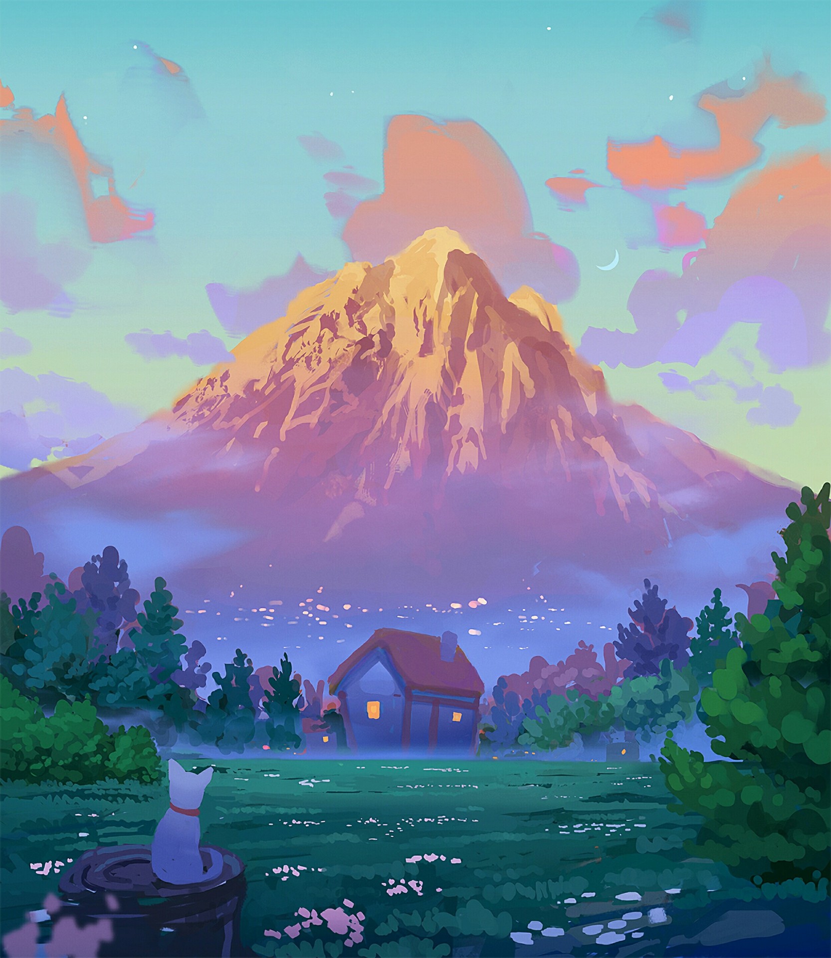 tapety mountain, sky
