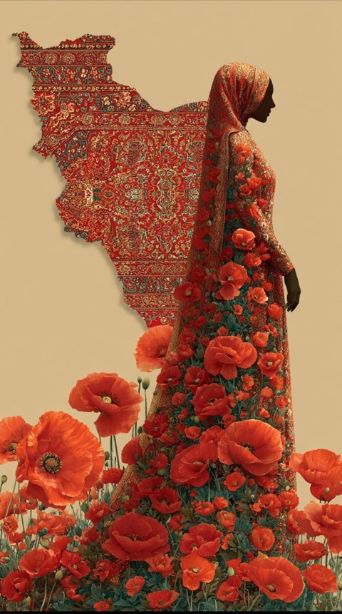 Red, Petal, Bird