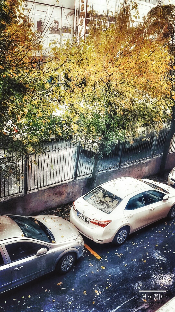 sonbahar istanbul sokakları