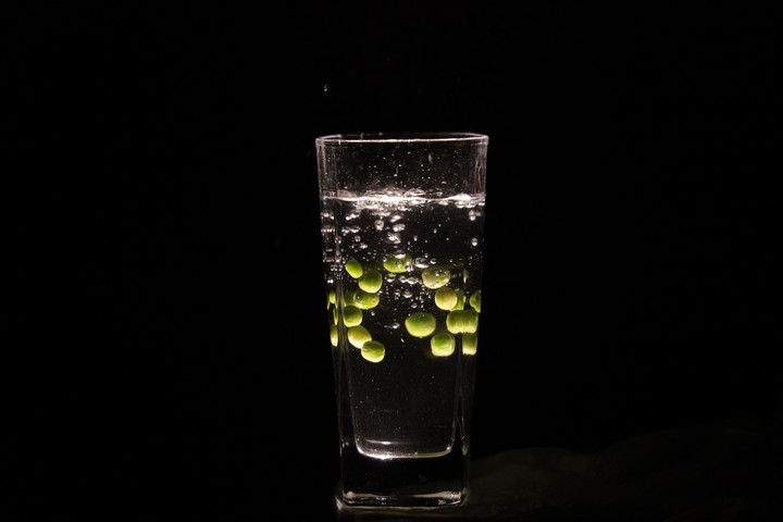pease and water