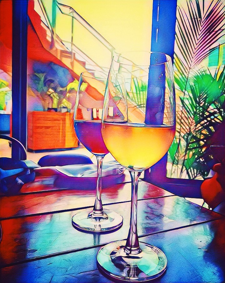 wine glasses