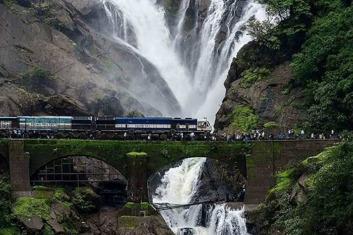 Dudhsagar Waterfall, Goa.