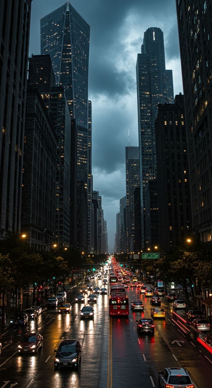wallpaper highway, Skyscraper