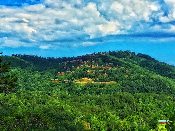 The mountainside