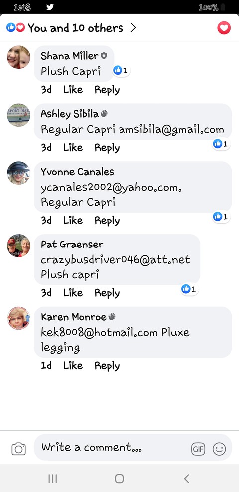 comment