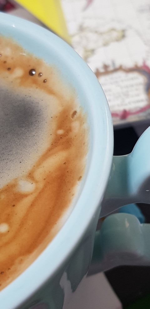 coffee crema skyblue