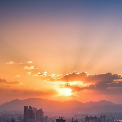 The sunrise