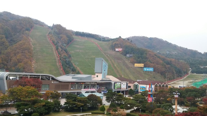 강원도 홍천 비발디파크에서