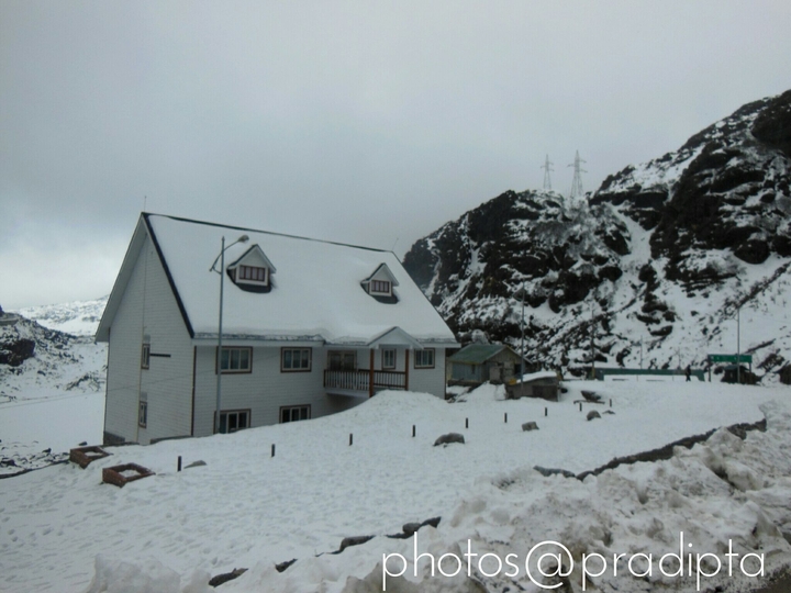Snow covered @sikkim