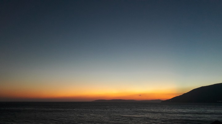 the sun goes down