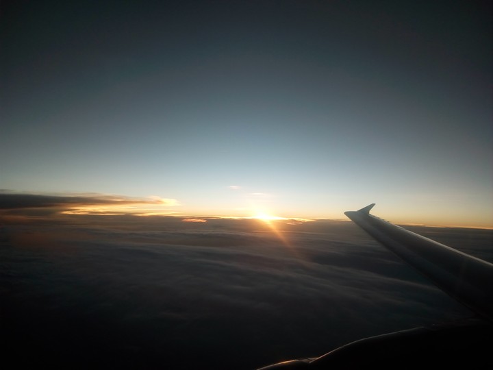beautiful cloud view from the aircraft
