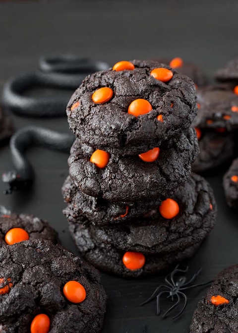 BLACK COOKIES OF HALLOWEEN