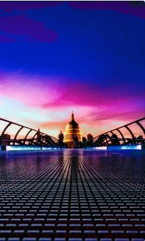 Look at this beautiful sunset! She's just amazing!