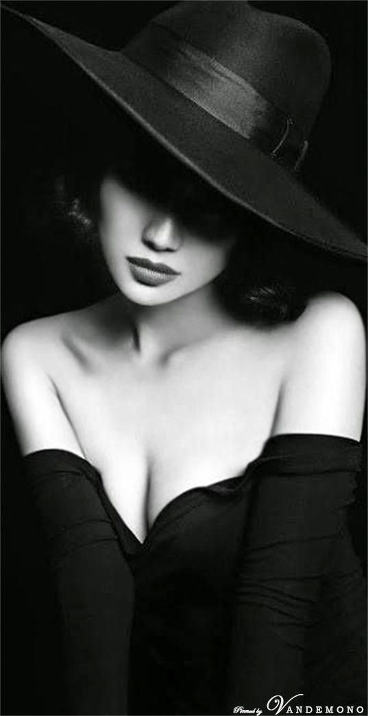 black and white