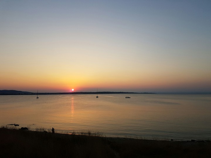 Black sea sunset