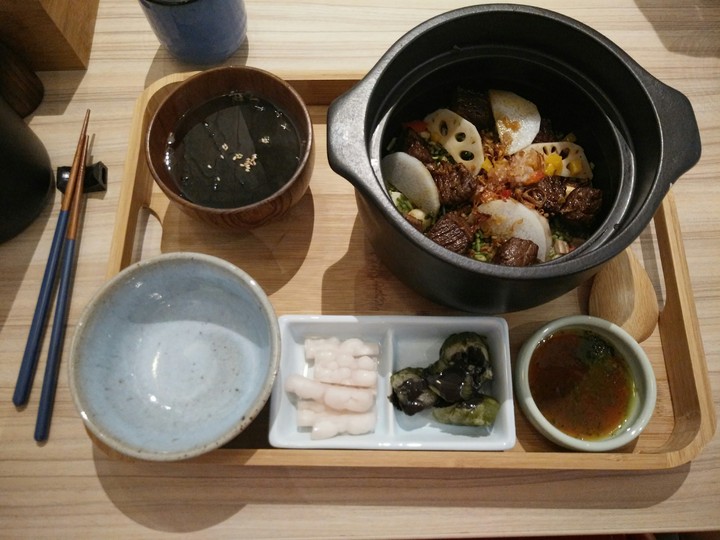 煎烤翼板牛排+鰹魚昆布湯