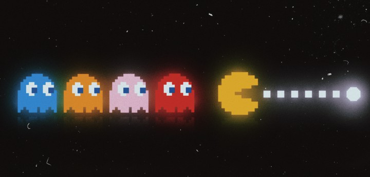 Pac-man and ghost