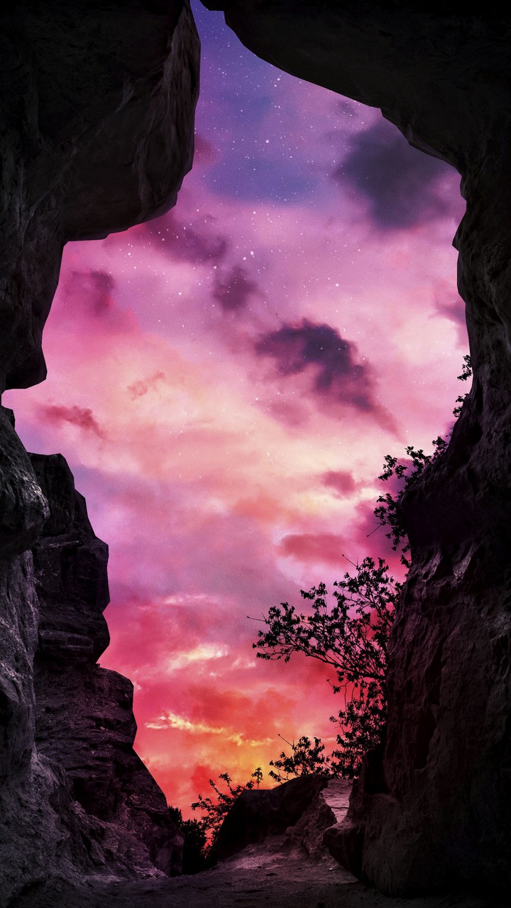 Blushing sky