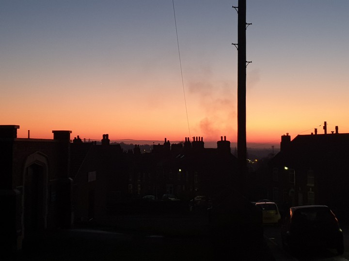 Sunset in Swadlincote