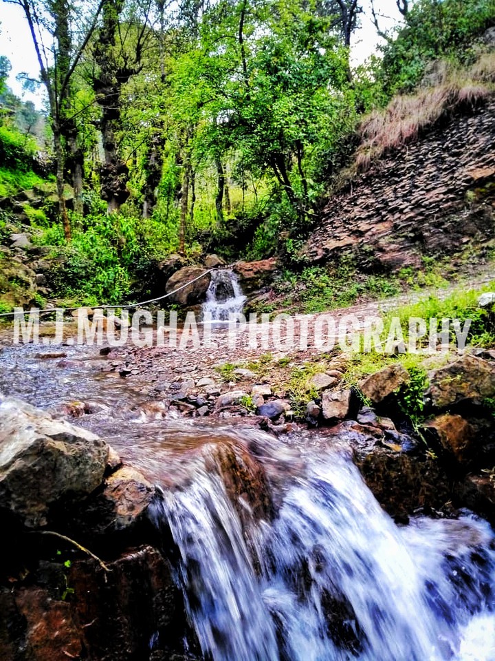 waterfall near my home in kashmir