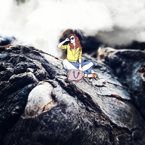 retro girl