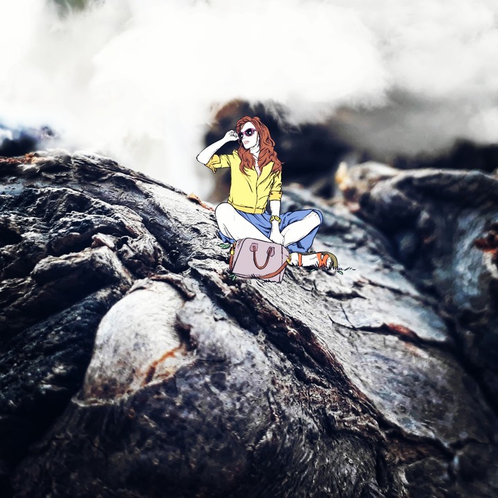 retro girl