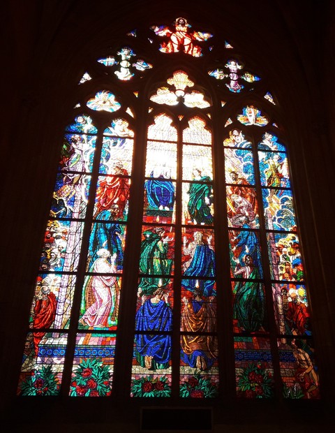 stained glass Prague