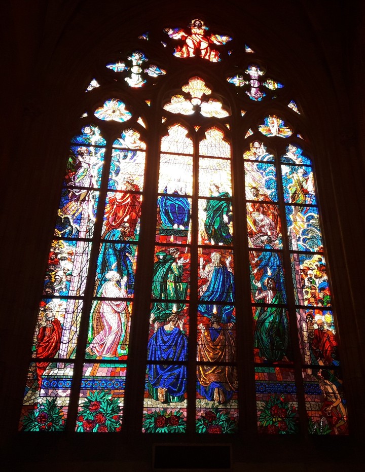 stained glass Prague