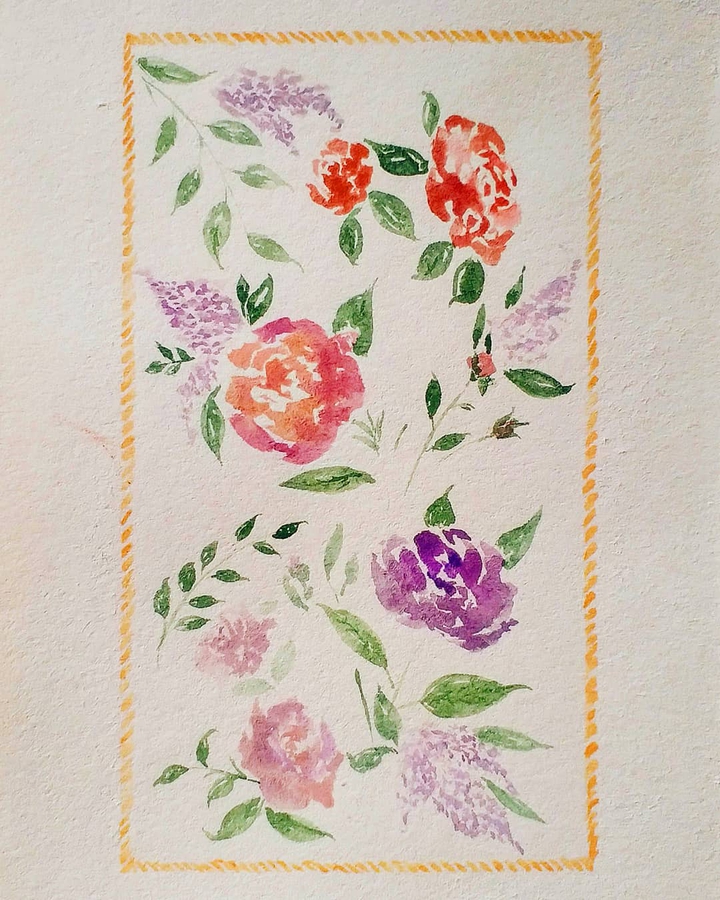 a watercolor painting