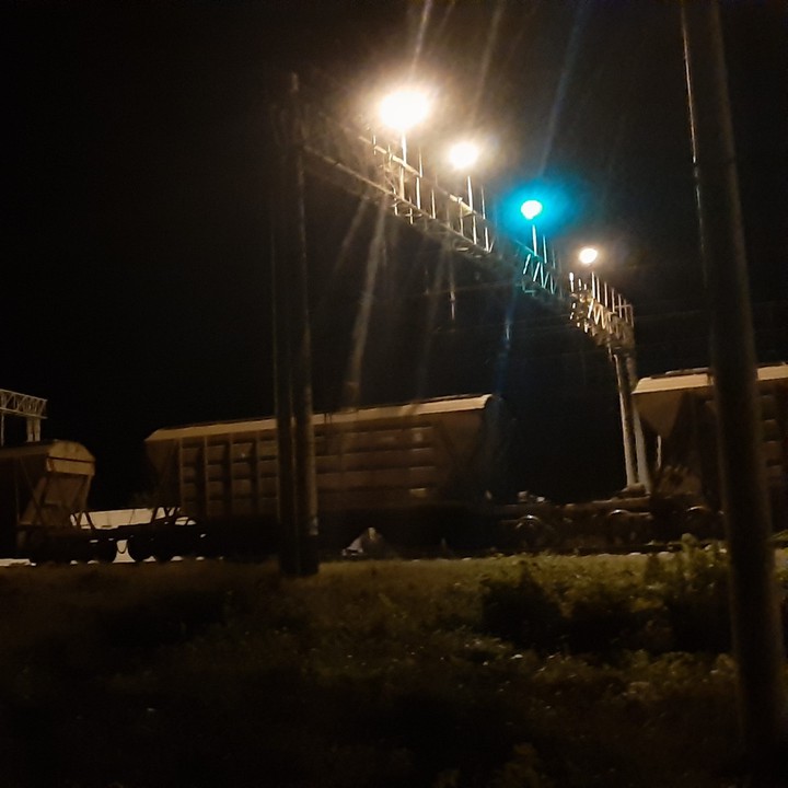 Освітлення на станції Карлівка.