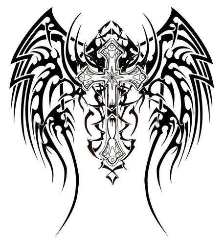 tribal cross