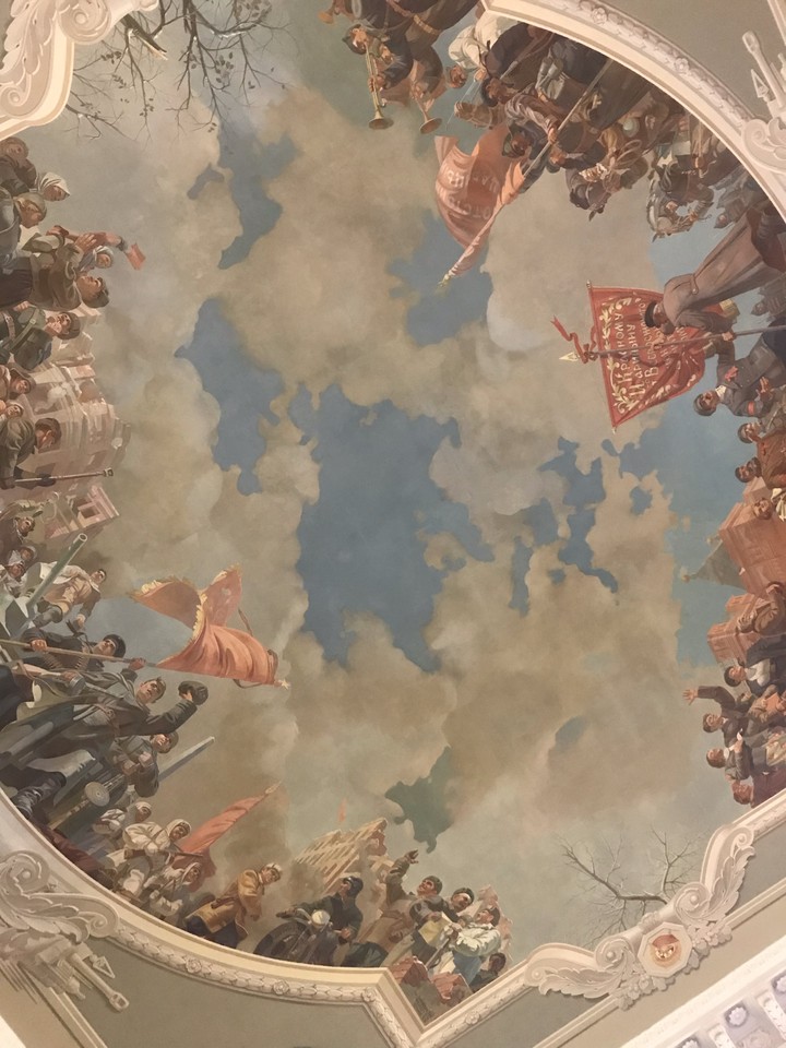 ceiling at the station