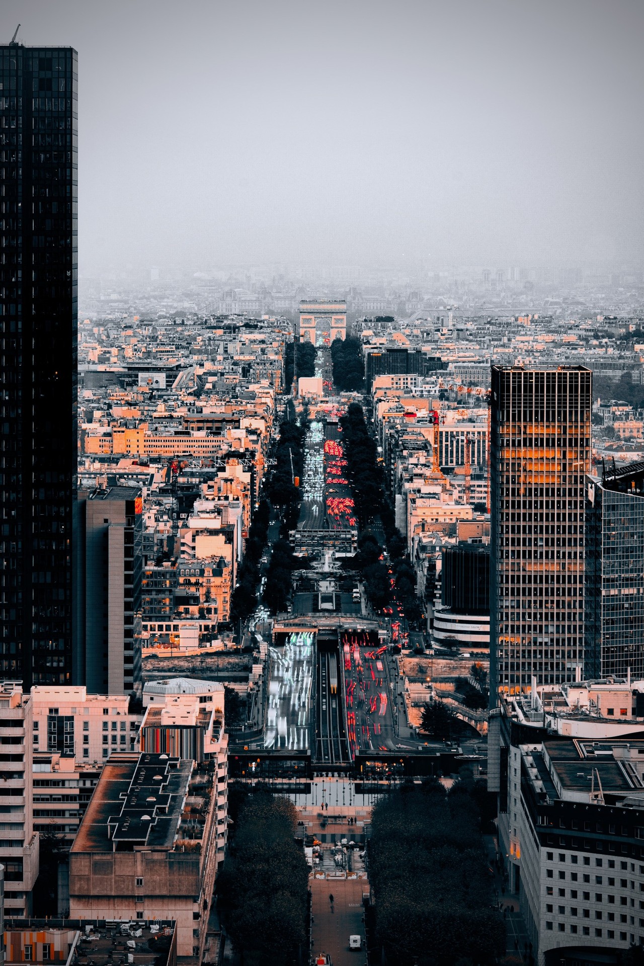 city, metropolis achtergronden