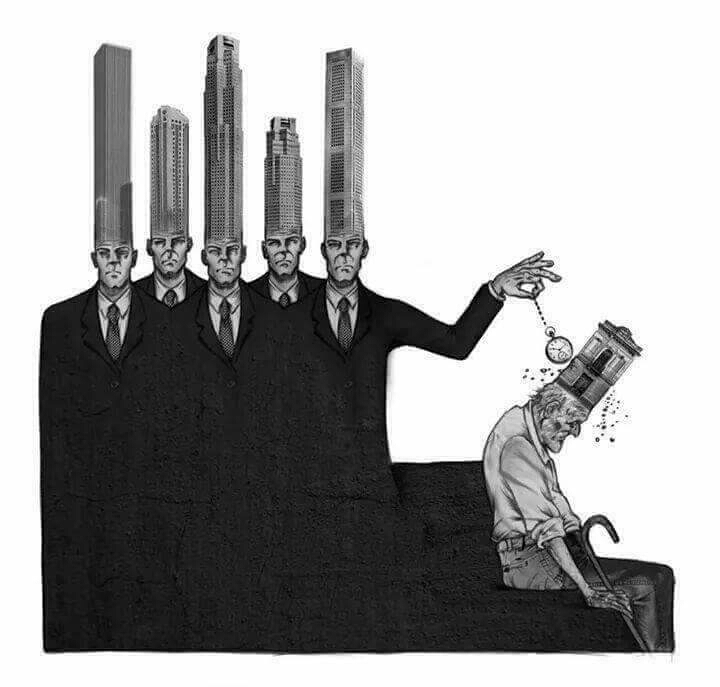 big people destroy small people