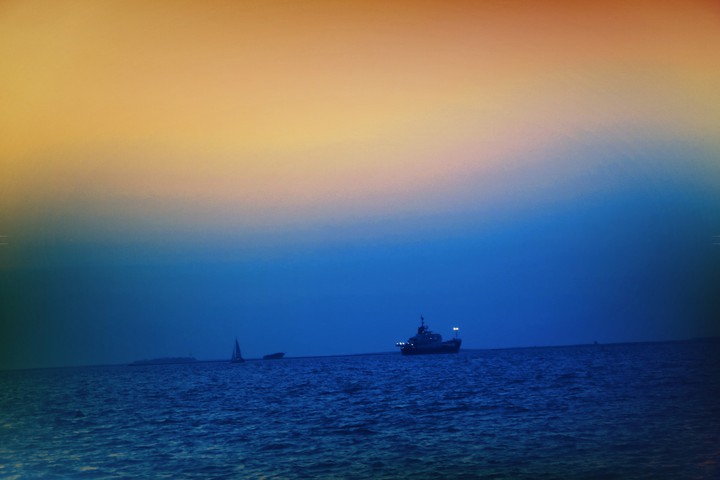 Ship in Sea
