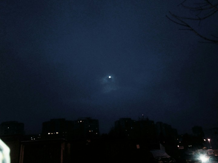 in the morning darkness