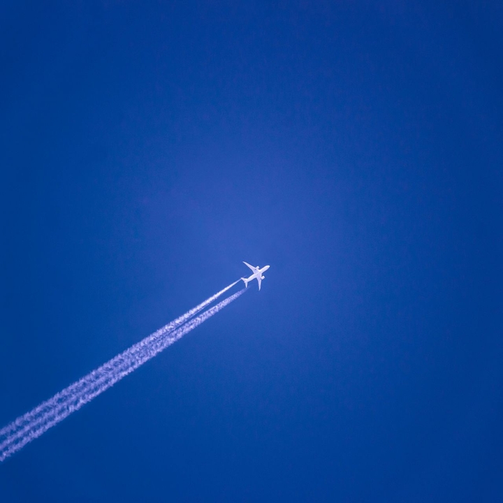 #aviation #blue sky #airplane