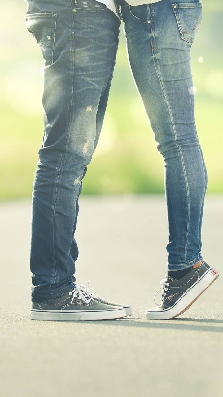 romantic couple kissing
