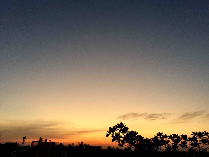 Evening cityline