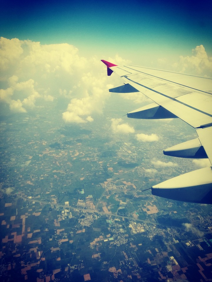In the clouds!