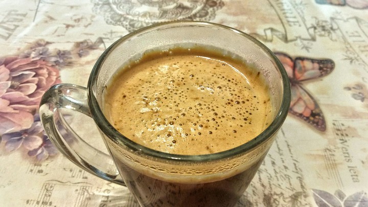 Warm coffee