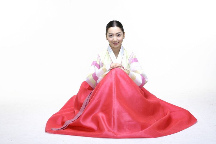 Couple in Korean Dress