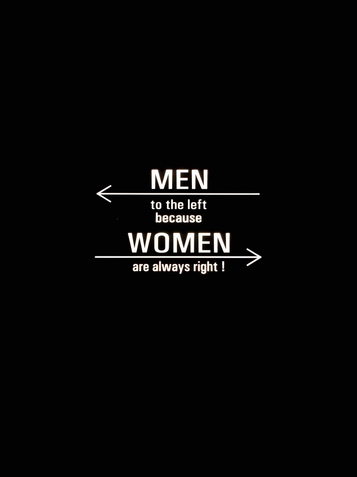 Women first! ♥️