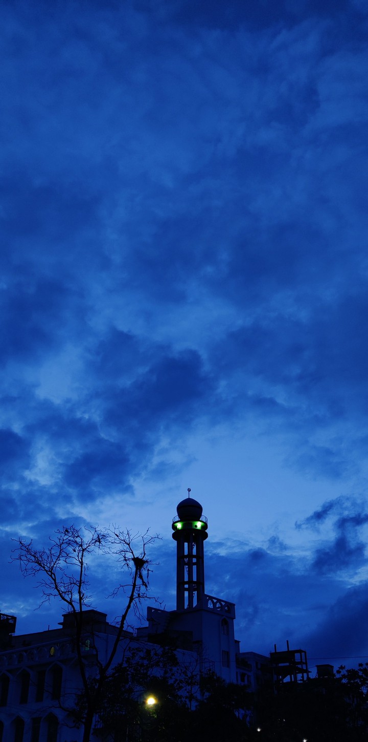 Mosque in Blue sky