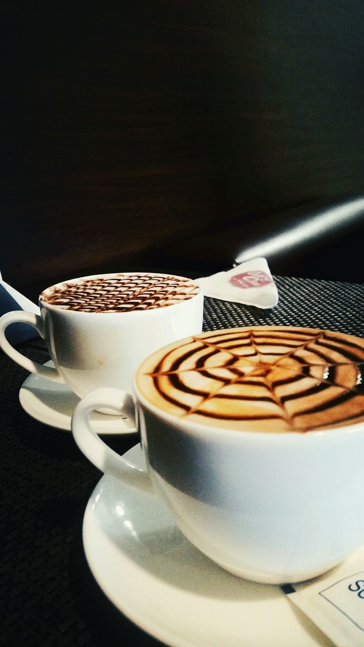 over a coffee