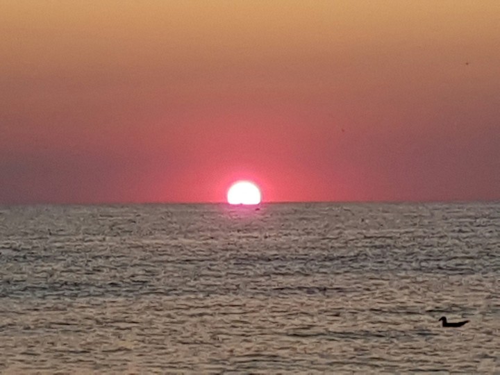Black sea sunrise