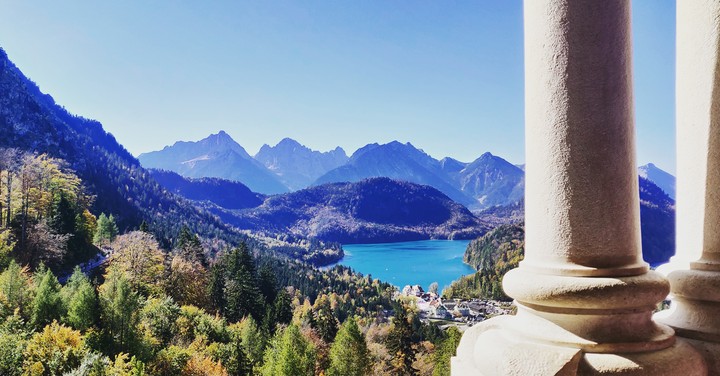 Neuschwanstein castle view